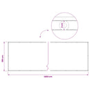 vidaXL Erkély adatvédelmi képernyő 180 x 1000 cm