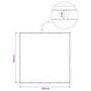 vidaXL Erkély adatvédelmi képernyő 200 x 200 cm