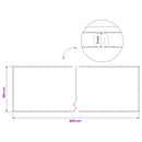 vidaXL Erkély adatvédelmi képernyő 180 x 800 cm