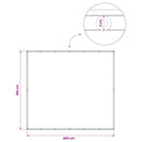 vidaXL Erkély adatvédelmi képernyő 180 x 200 cm