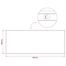 vidaXL Erkély adatvédelmi képernyő 200 x 500 cm