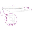 vidaXL Behúzható napellenző Homokszín 300 x 250 cm Szövet és Fém