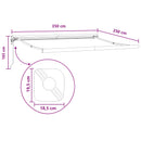 vidaXL Behúzható napellenző Homokszín 350 x 250 cm Szövet és Fém