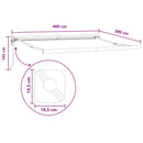 vidaXL Behúzható napellenző Homokszín 400 × 300 cm Szövet és Fém