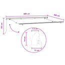 vidaXL Behúzható napellenző Világosszürke és fehér 600 × 300 cm