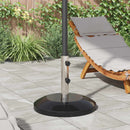 vidaXL Parasol alap 40-50 mm-es oszlophoz 26.75 kg Fekete