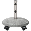 vidaXL Granite ernyőtartó kerekekkel 4-5 cm átmérőjű oszlophoz 27.2 kg