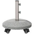vidaXL Granite ernyőtartó kerekekkel 4-5 cm átmérőjű oszlophoz 27.2 kg