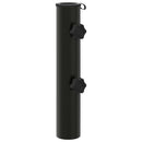 vidaXL Napernyő Alap Cső 0.6 kg Fekete Vas for 40-50 mm Pole