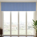 vidaXL Kültéri Roló 90% UV Blokkolás Kék és Fehér Csíkos 300 x 230 cm