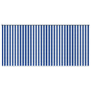 vidaXL Kültéri Roló 90% UV Blokkolás Kék és Fehér Csíkos 400 x 230 cm