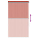 vidaXL Kültéri Roló 90% UV Blokkolás Terrakotta 120 x 230 cm HDPE