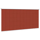 vidaXL Kültéri Roló 90% UV Blokkolás Terrakotta 240 x 230 cm HDPE