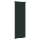 vidaXL Kültéri Roló 90% UV Blokkolás Sötétzöld 80 x 230 cm HDPE