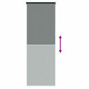 vidaXL Kültéri Roló 90% UV Blokkolás Sötétzöld 80 x 230 cm HDPE