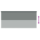 vidaXL Kültéri Roló 90% UV Blokkolás Sötétzöld 350 x 230 cm HDPE