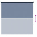 vidaXL Kültéri Roló 90% UV Blokkolás Kék 140 x 140 cm HDPE
