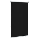 vidaXL Kültéri Roló 90% UV Blokkolás Fekete 80 x 140 cm HDPE