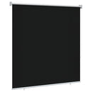 vidaXL Kültéri Roló 90% UV Blokkolás Fekete 140 x 140 cm HDPE