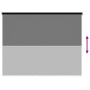 vidaXL Kültéri Roló 90% UV Blokkolás Fekete 200 x 140 cm HDPE