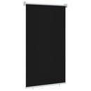 vidaXL Kültéri Roló 90% UV Blokkolás Fekete 80 x 230 cm HDPE