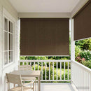 vidaXL Kültéri Roló 90% UV Blokkolás Barna 140 x 140 cm HDPE