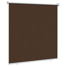 vidaXL Kültéri Roló 90% UV Blokkolás Barna 140 x 140 cm HDPE