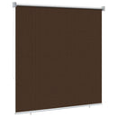 vidaXL Kültéri Roló 90% UV Blokkolás Barna 140 x 140 cm HDPE