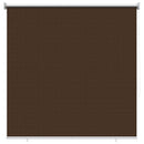 vidaXL Kültéri Roló 90% UV Blokkolás Barna 140 x 140 cm HDPE