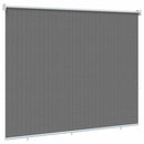 vidaXL Kültéri Roló 90% UV Blokkolás Világosszürke 180 x 140 cm HDPE