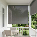 vidaXL Kültéri Roló 90% UV Blokkolás Világosszürke 220 x 140 cm HDPE