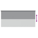 vidaXL Kültéri Roló 90% UV Blokkolás Világosszürke 400 x 230 cm HDPE