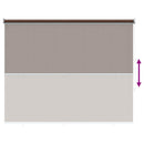vidaXL Kültéri Roló 90% UV Blokkolás Tópszínű 160 x 140 cm HDPE