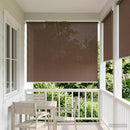 vidaXL Kültéri Roló 90% UV Blokkolás Tópszínű 220 x 140 cm HDPE