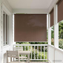 vidaXL Kültéri Roló 90% UV Blokkolás Tópszínű 240 x 140 cm HDPE