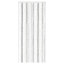 vidaXL Rovar Függöny Chenille Világosszürke és fehér 90 x 200 cm