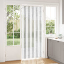 vidaXL Rovar Függöny Chenille Világosszürke és fehér 90 x 220 cm