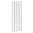 vidaXL Rovar Függöny Chenille Világosszürke és fehér 90 x 220 cm