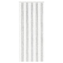 vidaXL Rovar Függöny Chenille Világosszürke és fehér 90 x 220 cm