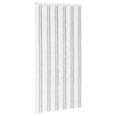 vidaXL Rovar Függöny Chenille Világosszürke és fehér 100 x 200 cm