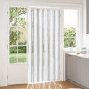 vidaXL Rovar Függöny Chenille Világosszürke és fehér 100 x 220 cm