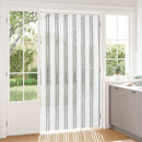vidaXL Rovar Függöny Chenille Világosszürke és fehér 118 x 220 cm