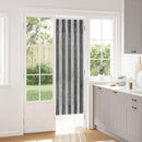 vidaXL Rovar Függöny Chenille Szürke és fekete 56 x 185 cm 100% PP