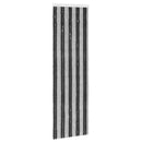 vidaXL Rovar Függöny Chenille Szürke és fekete 56 x 185 cm 100% PP