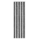 vidaXL Rovar Függöny Chenille Szürke és fekete 56 x 185 cm 100% PP