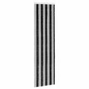 vidaXL Rovar Függöny Chenille Szürke és fekete 56 x 200 cm 100% PP
