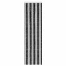 vidaXL Rovar Függöny Chenille Szürke és fekete 56 x 200 cm 100% PP