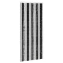 vidaXL Rovar Függöny Chenille Szürke és fekete 90 x 200 cm 100% PP