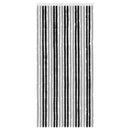 vidaXL Rovar Függöny Chenille Szürke és fekete 90 x 200 cm 100% PP