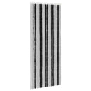 vidaXL Rovar Függöny Chenille Szürke és fekete 90 x 220 cm 100% PP